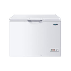 Haier Thermocool HTF-319IW R6 WHT - 319L Inverter Chest Freezer, up to 50% Energy Saving, Fast Freezing from 5 Sides, 100 Hours Frozen After Power Outage, LED Lighting, Door Lock, External Handle