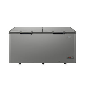 Haier Thermocool HTF-519IS SLV - 519L Inverter Chest Freezer, up to 50% Energy Saving, Super Fast Freezing from 5 Sides, 100 Hours Frozen After Power Outage, LED Lighting, Door Lock, External Handle