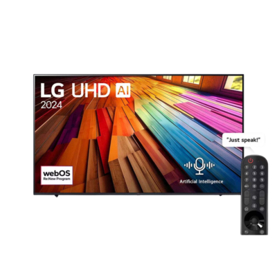 LG 86 Inch UHD UT80 4K Smart TV AI Magic remote HDR10 webOS24, 2024 | LGTV86UT80006LA